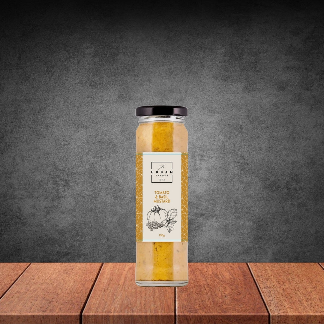 Urban Larder Tomato & Basil Mustard 160g