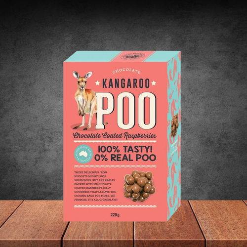 Valley Produce Co Milk Chocolate Kangaroo Poo 220g