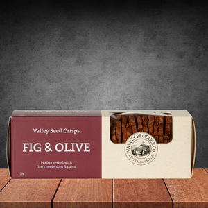 Valley Produce Co Fig & Olive Seed Crisps 150g