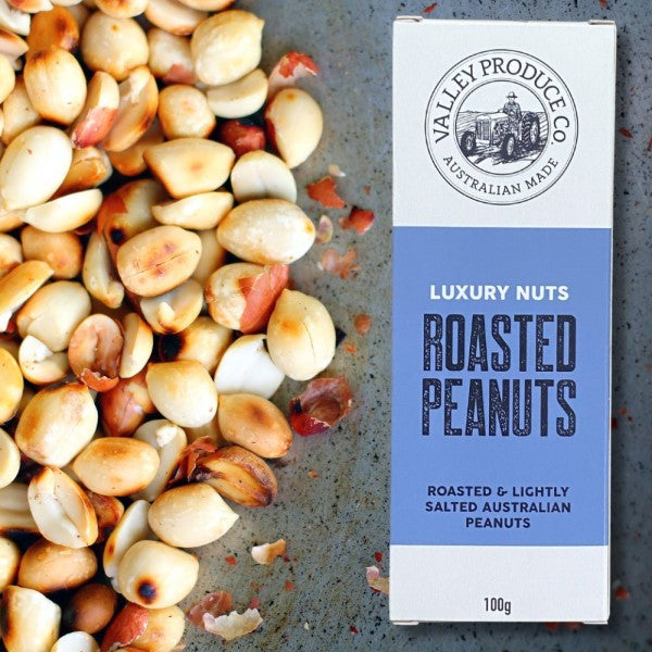 Valley Produce Co Luxury Roasted Peanuts 100g