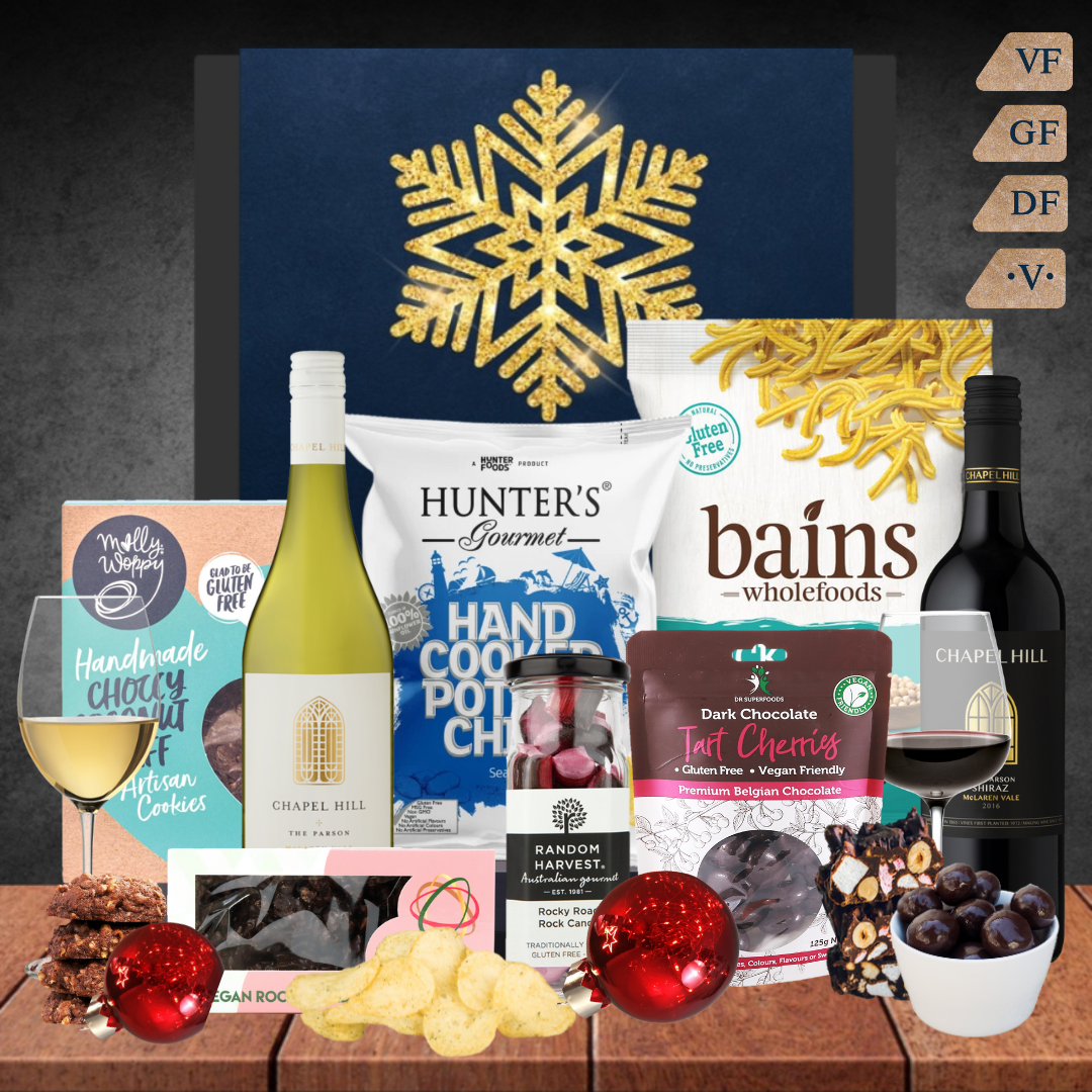 Vegan Melbourne Wine Christmas Hamper Featured Image