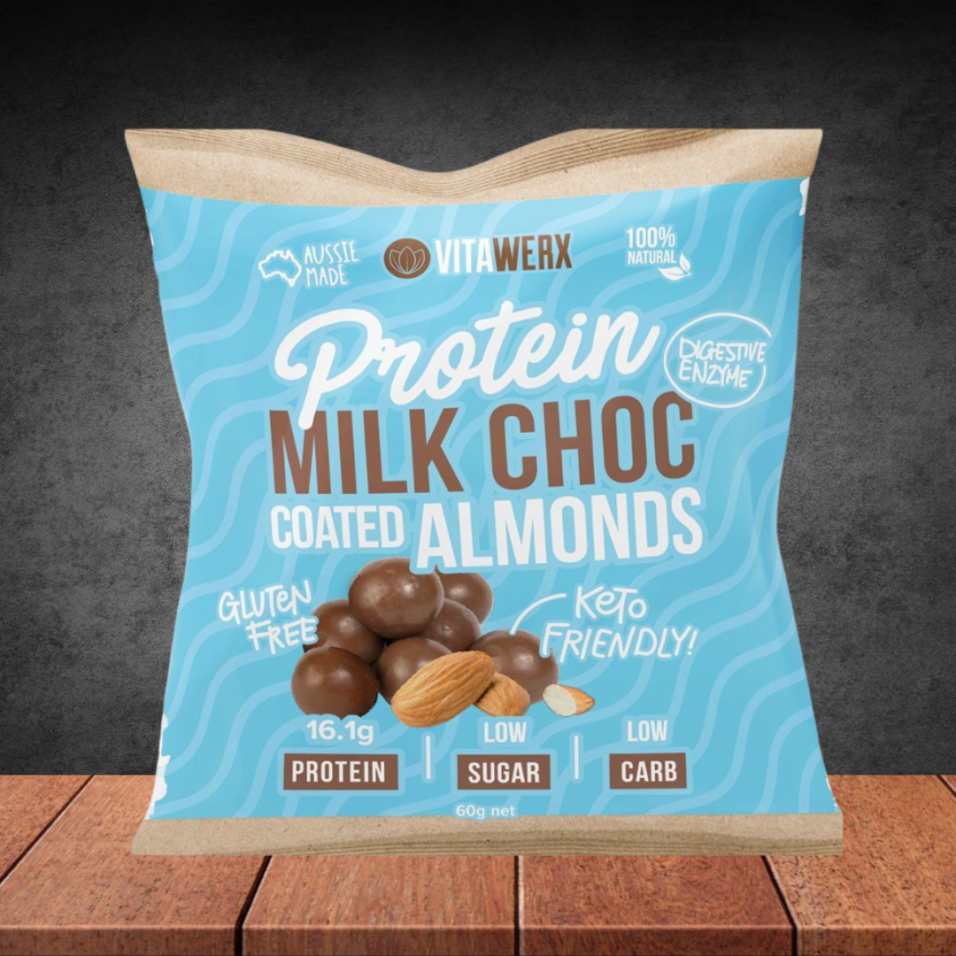 Vitawerx Milk Chocolate Macadamias 60g