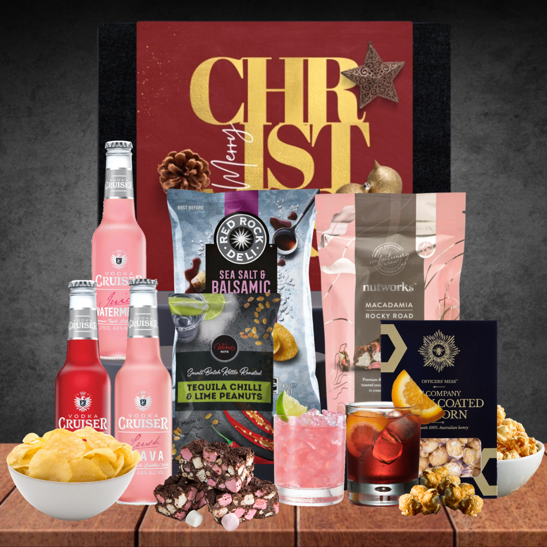 Vodka Cruiser Melbourne Christmas Hamper Featured Image