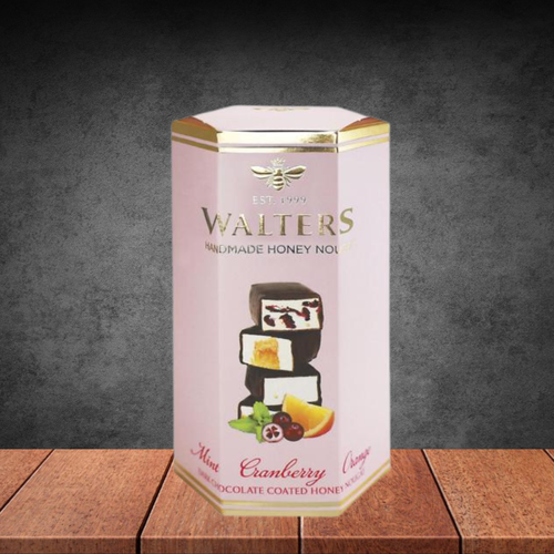 Walters & Bee Nougat Dark Choc Asst Gift Box 140g