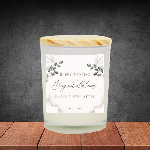 Wedding Congratulations Soy Candle