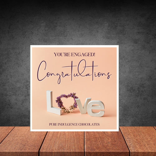 Wedding Engagement Chocolate Box 40g
