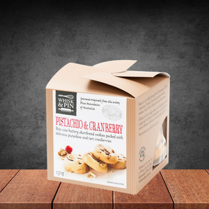 Whisk & Pin Pistachio & Cranberry Biscuits 150g