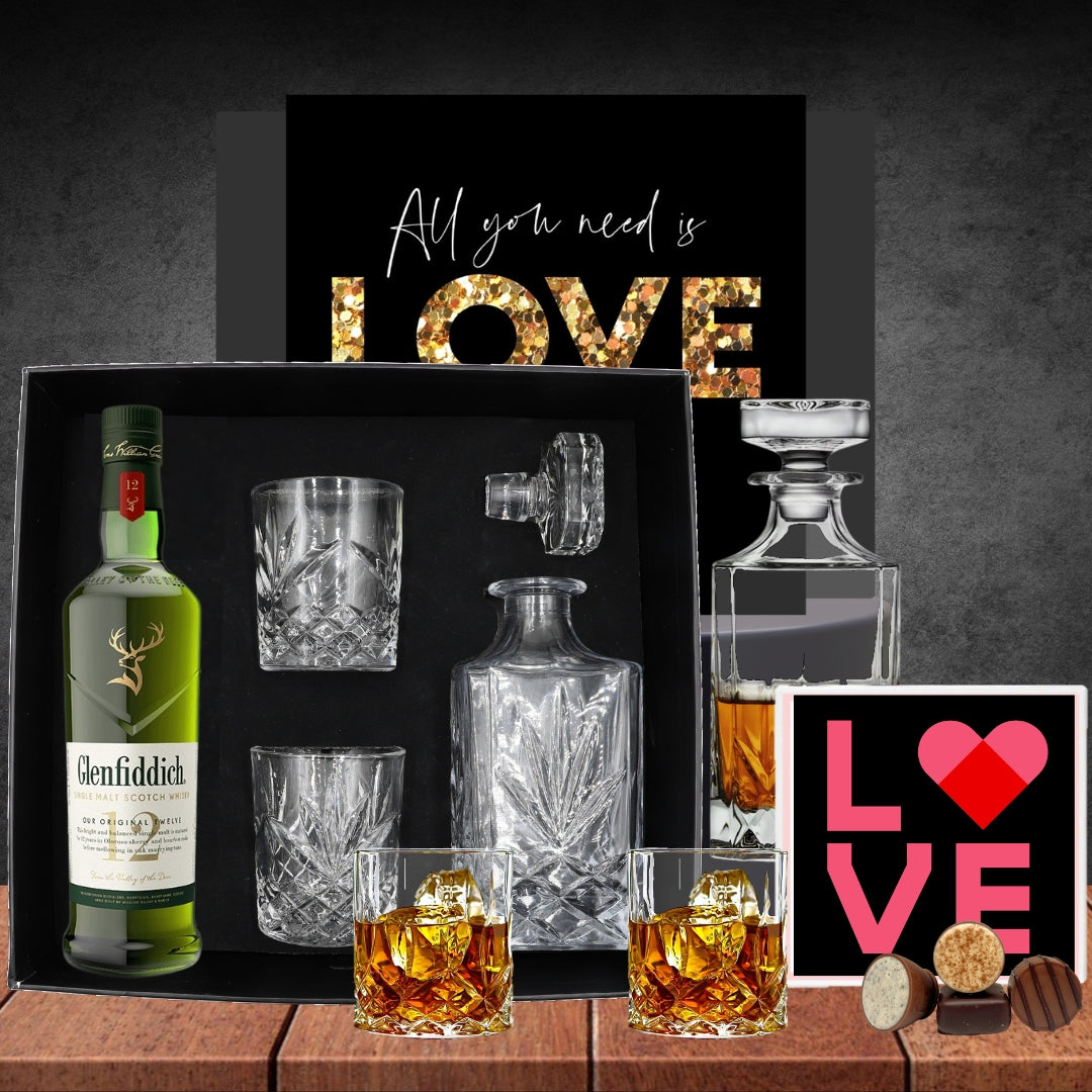 Whiskey Decanter Valentines Hamper For Him Featured Image