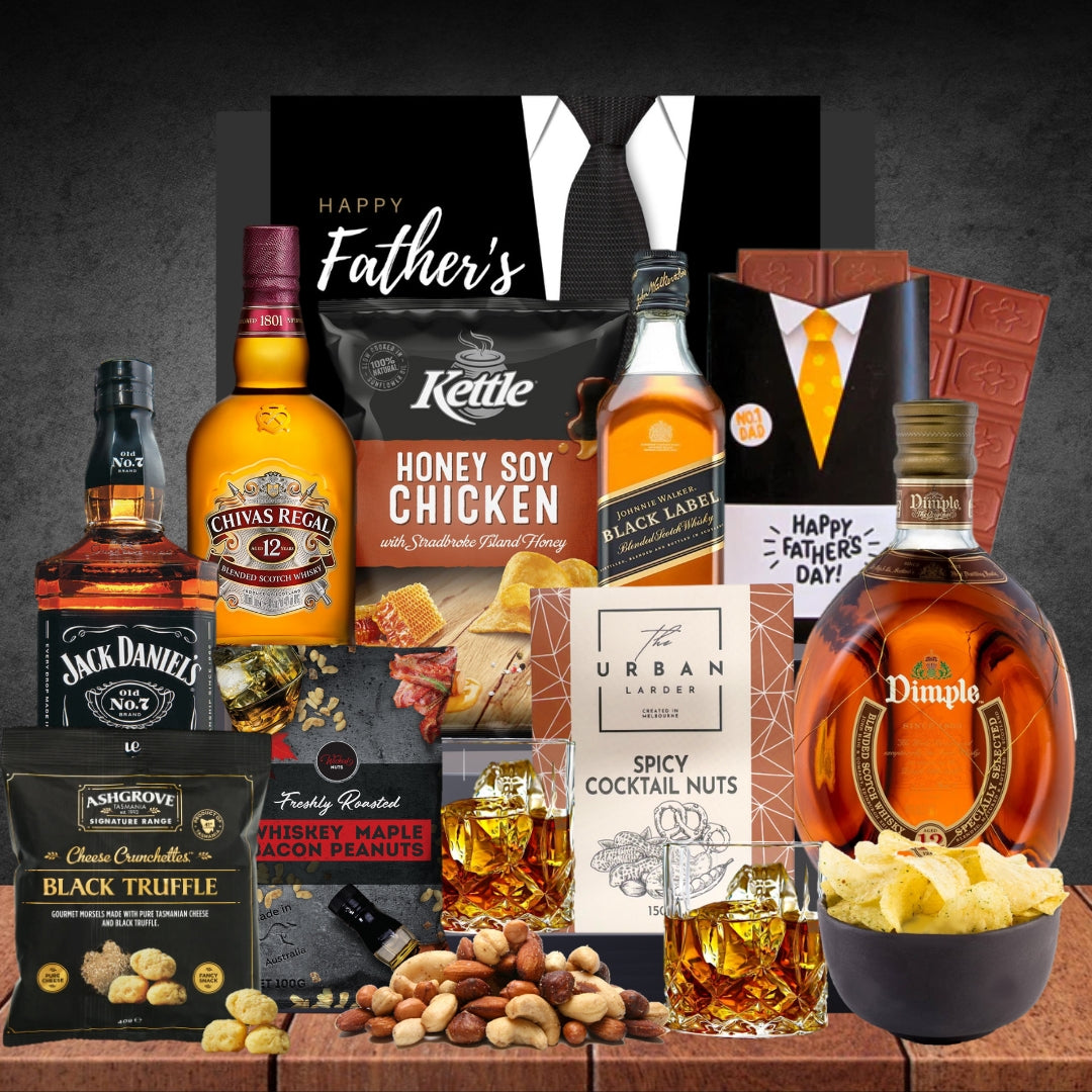 Whisky & Snack Hamper For Dad Featured Image