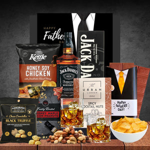 Whisky & Snack Hamper For Dad with Jack Daniel's No. 7 700ml