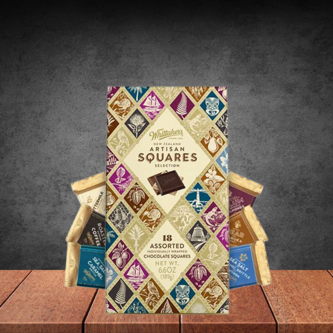Whittakers Artisan Chocolate Squares Assorted Gift Box 189g