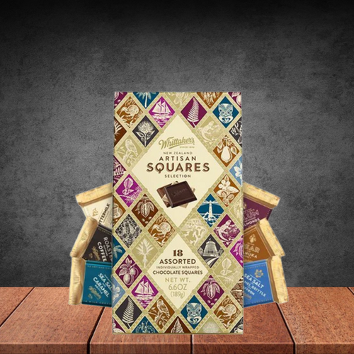 Whittakers Artisan Chocolate Squares Assorted Gift Box 189g