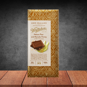 Whittakers Nelson Pear and Manuka Honey Milk Chocolate 100g