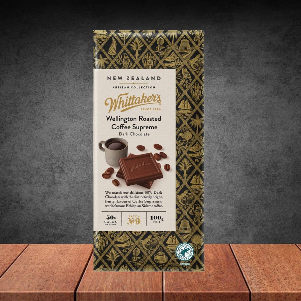 Whittakers Roasted Supreme Coffee in Dark Chocolate 100g