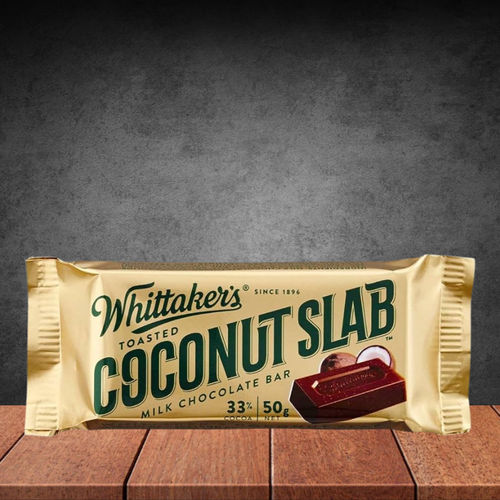 Whittakers Toasted Coconut Slab 50g