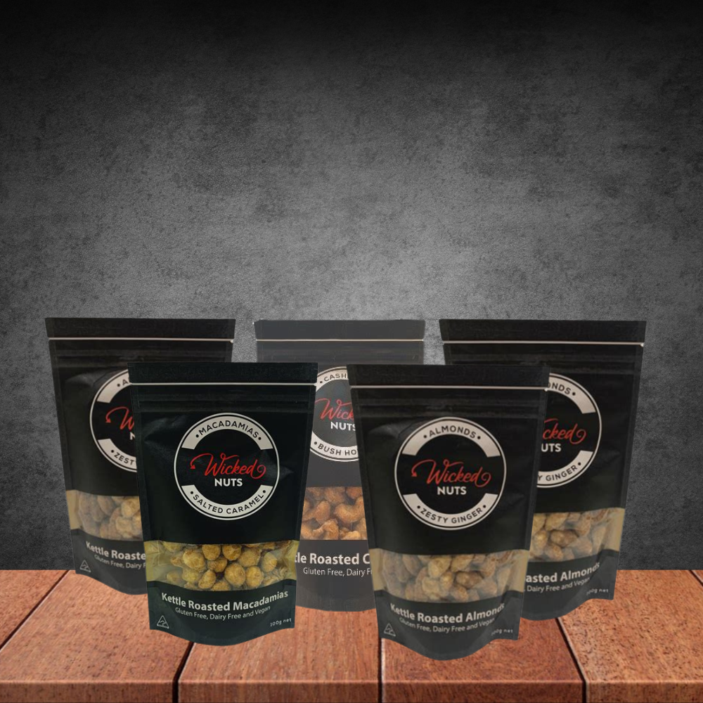 Wicked Nuts Craft Nut Varieties 100g