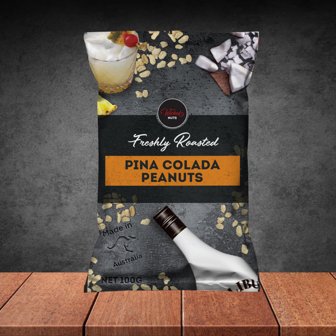 Wicked Nuts Pina Colada Infused Peanuts 120g