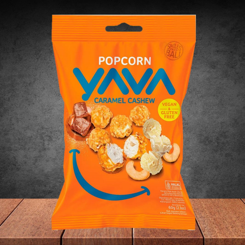 Yava Popcorn Caramel Cashew 60G