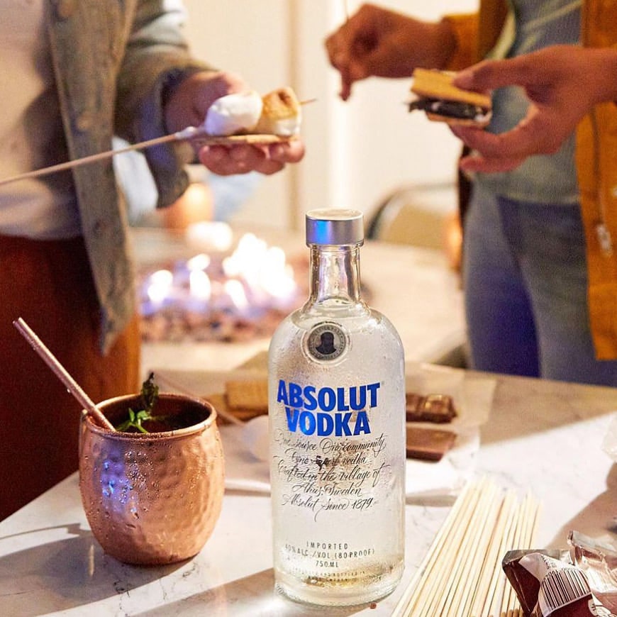 Blue Absolut Vodka Treat Box