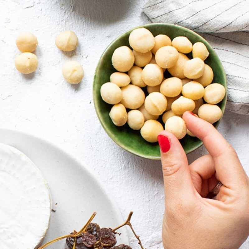 bowl of macadamia nuts