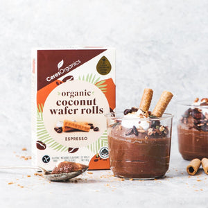 Ceres Organics Espresso Coconut Wafer Rolls 80g