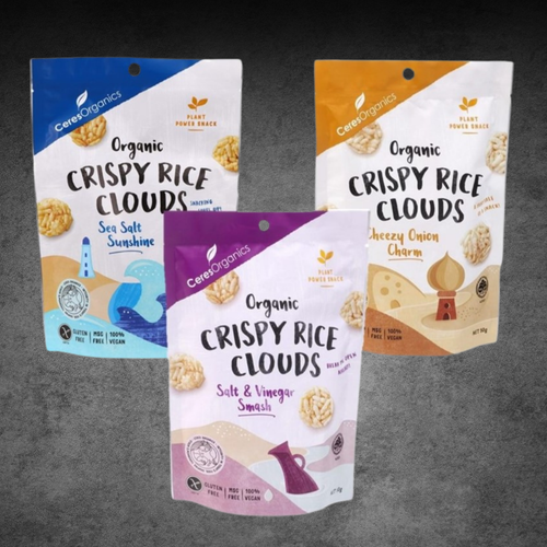 Ceres Organics Crispy Rice Cloud Varieties 100g