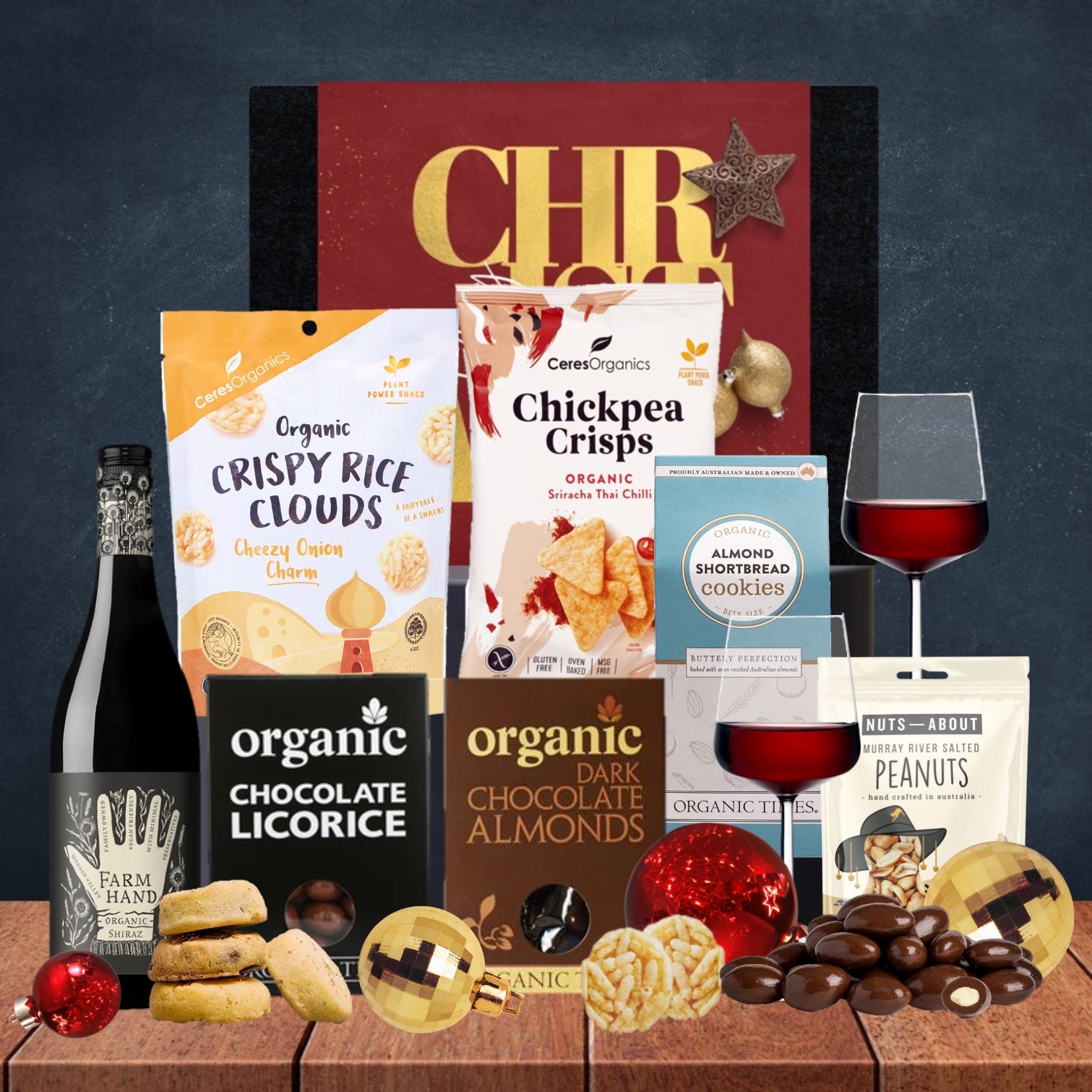 Christmas Organic Wine Melbourne Hamper