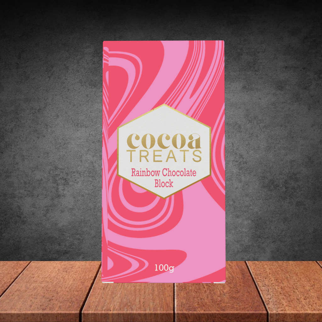 Cocoa Treats Belgian Milk Chocolate Rainbow 100g