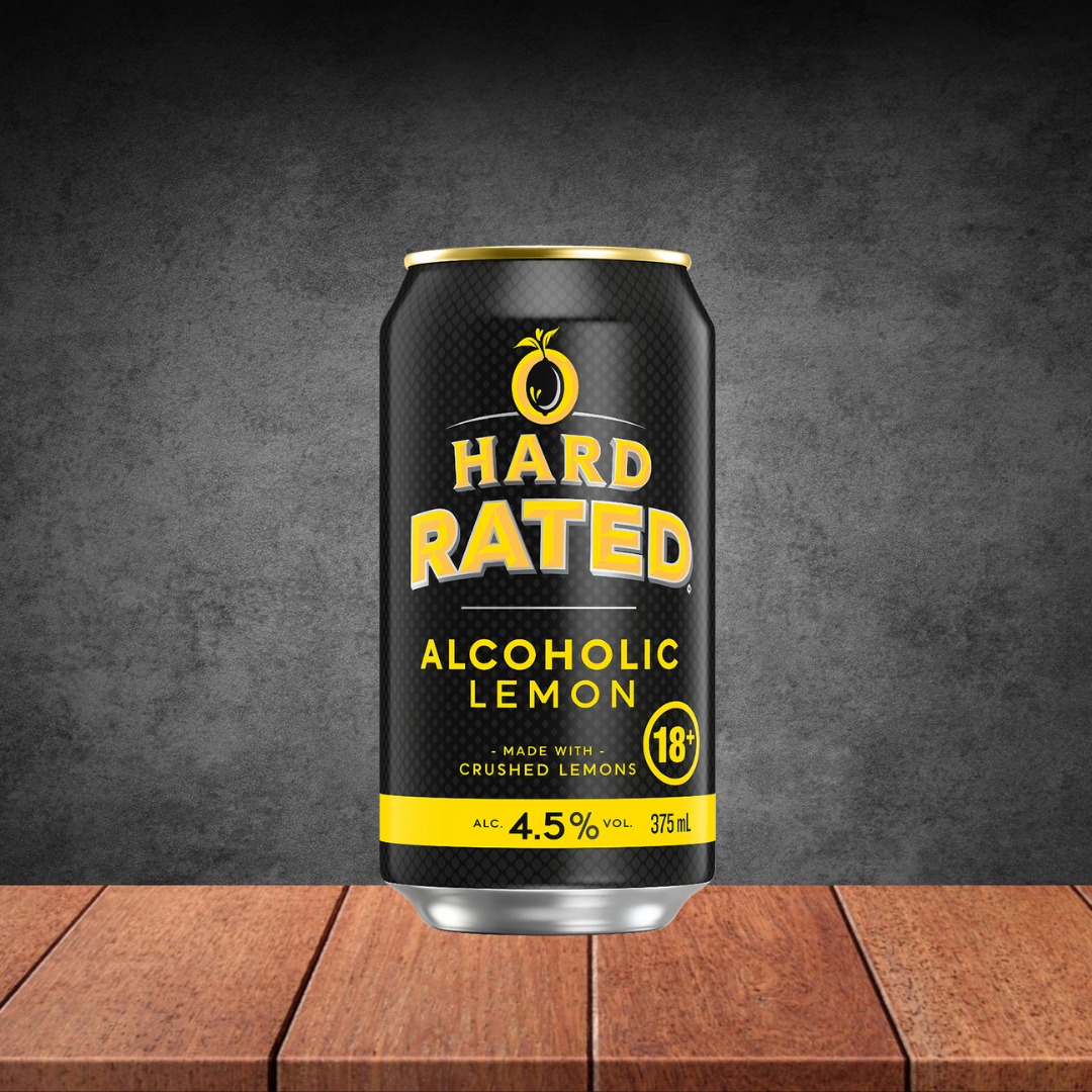 Hard Rated Alcoholic Lemon 375ml