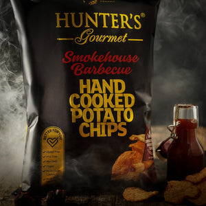 Hunter's Gourmet Hand Cooked Smokehouse Barbecue Potato Chips 125g