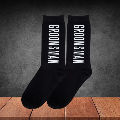 Men's Wedding Socks - Bestman