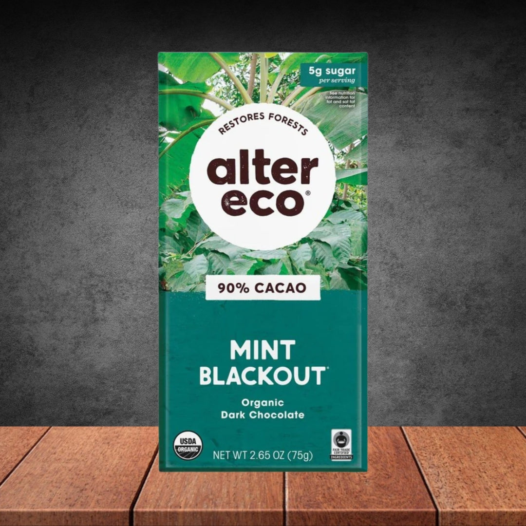 Alter Eco Mint Crisp Chocolate 75g