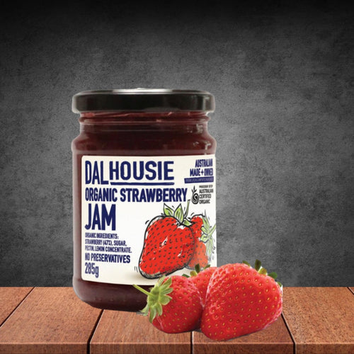 DalHousie Organic Strawberry Jam 285g
