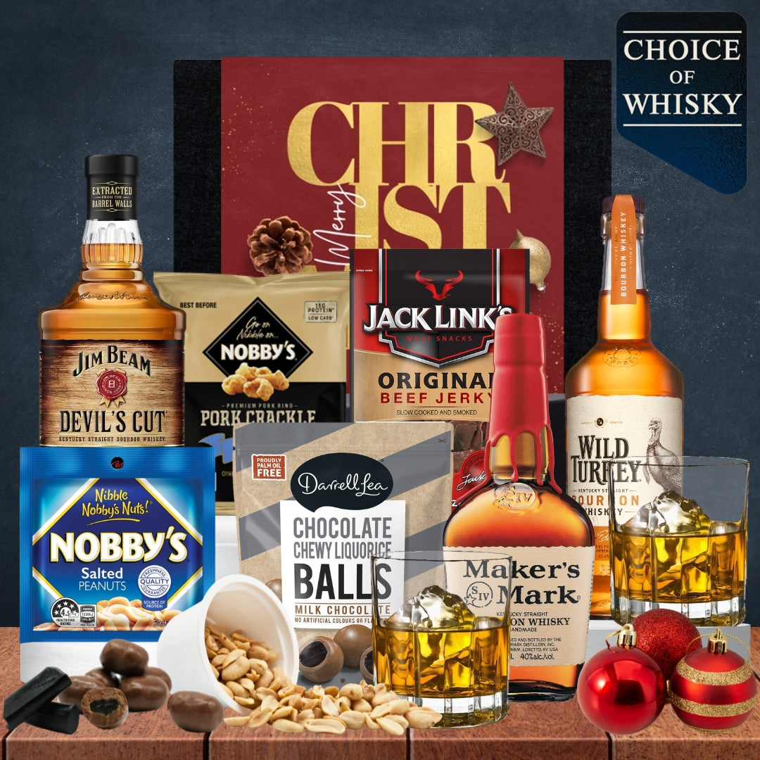 Melbourne Bourbon Christmas Hamper For Him