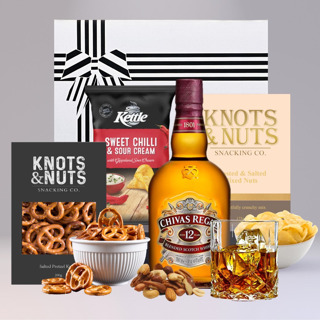 Melbourne Christmas Hamper with Chivas Regal Whiskey 