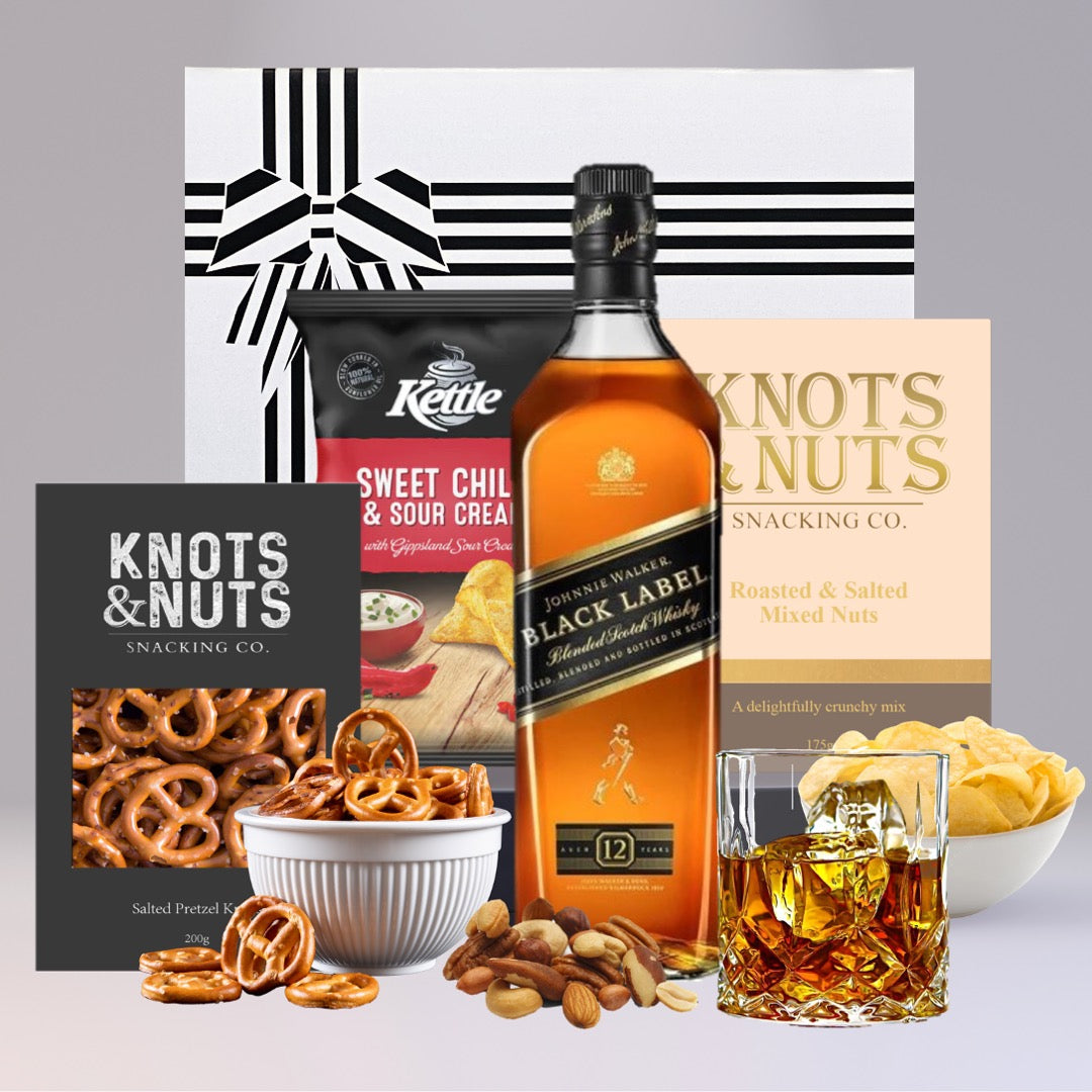 Melbourne Christmas Whiskey Hamper with Johnnie Walker Black