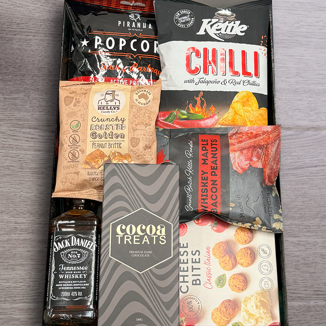 Melbourne Christmas Whiskey Hamper box