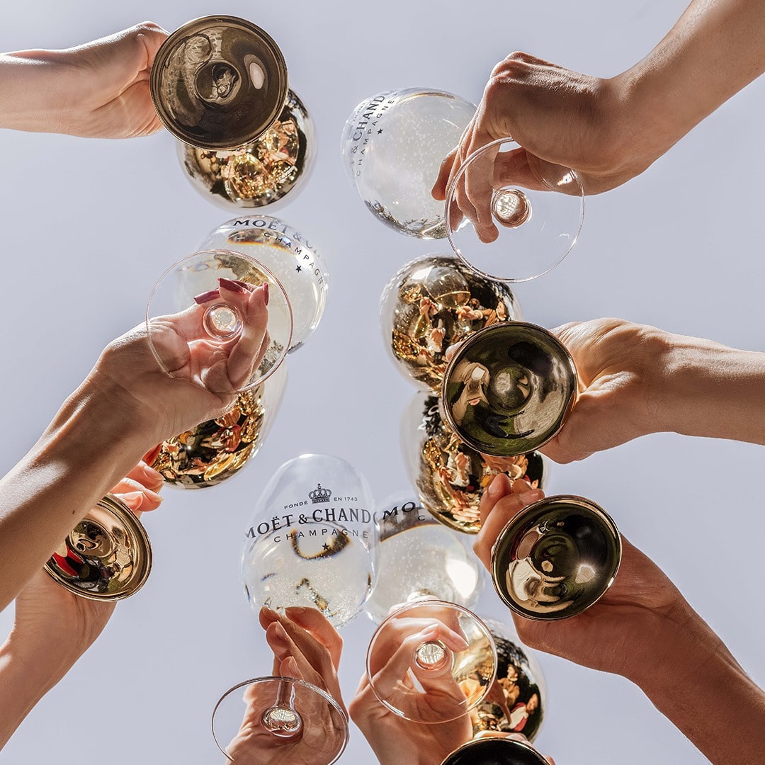 Moët Brut Impérial Champagne glasses