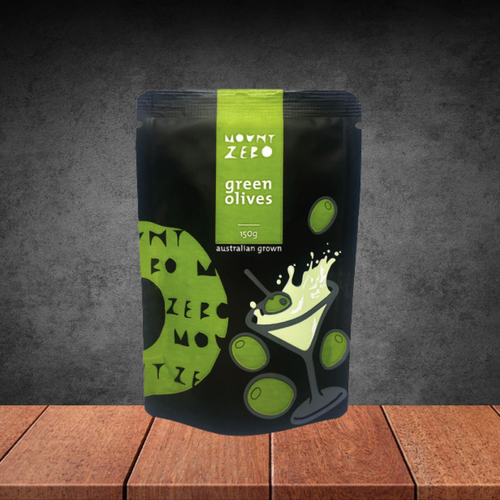 Mount Zero Olives Green Olives in Brine 150g