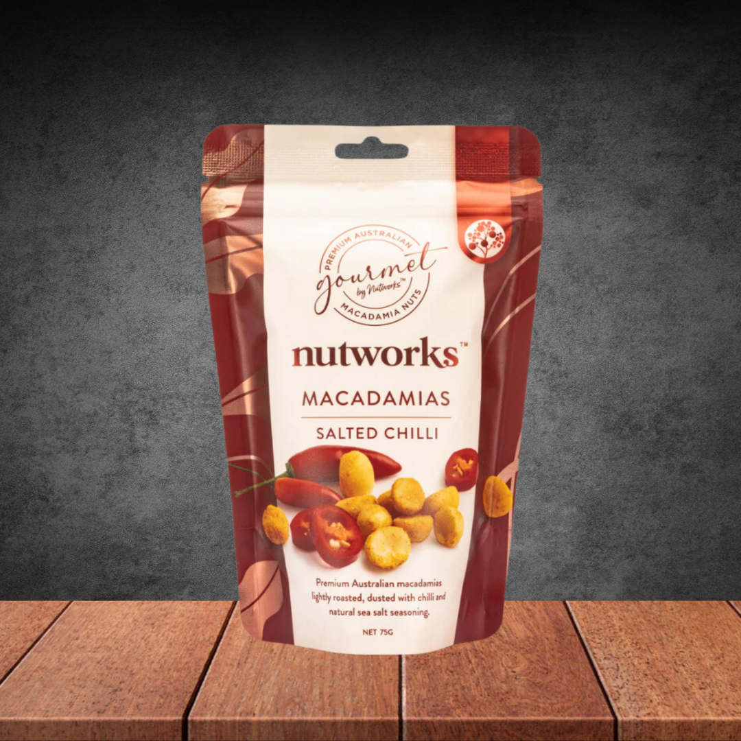 Nutworks Salted Chilli Macadamias 75g