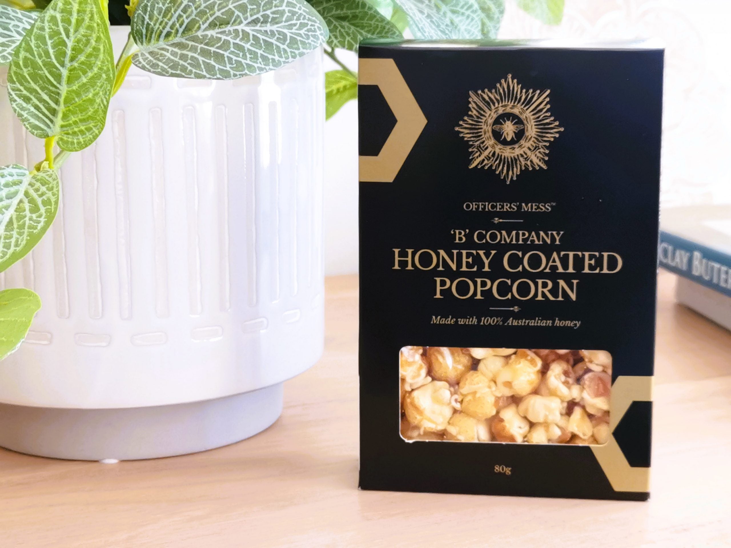 Officers Mess B Company Honey Coated Popcorn 80g