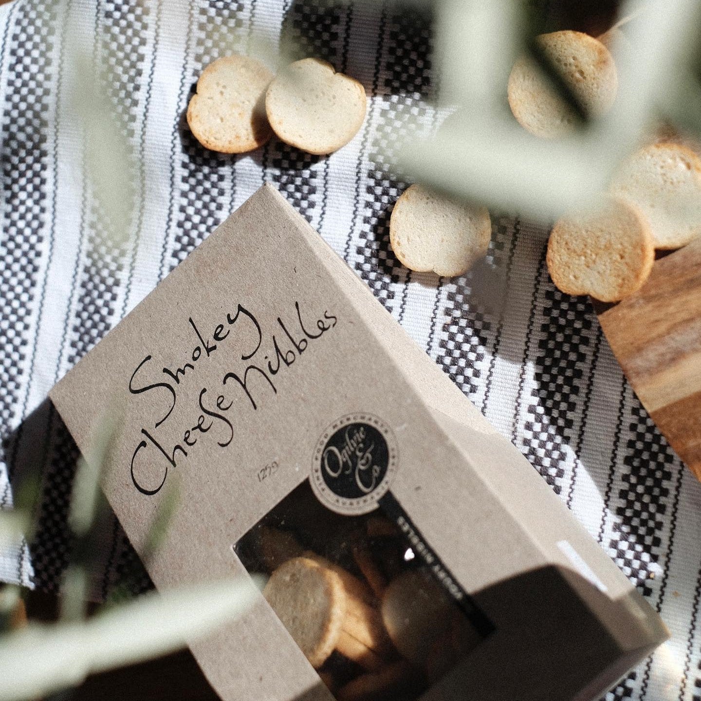 Ogilvie & Co Smokey Cheese Nibbles 50g Box