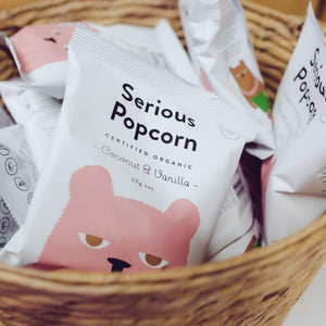 Serious Coconut & Vanilla Popcorn 20g