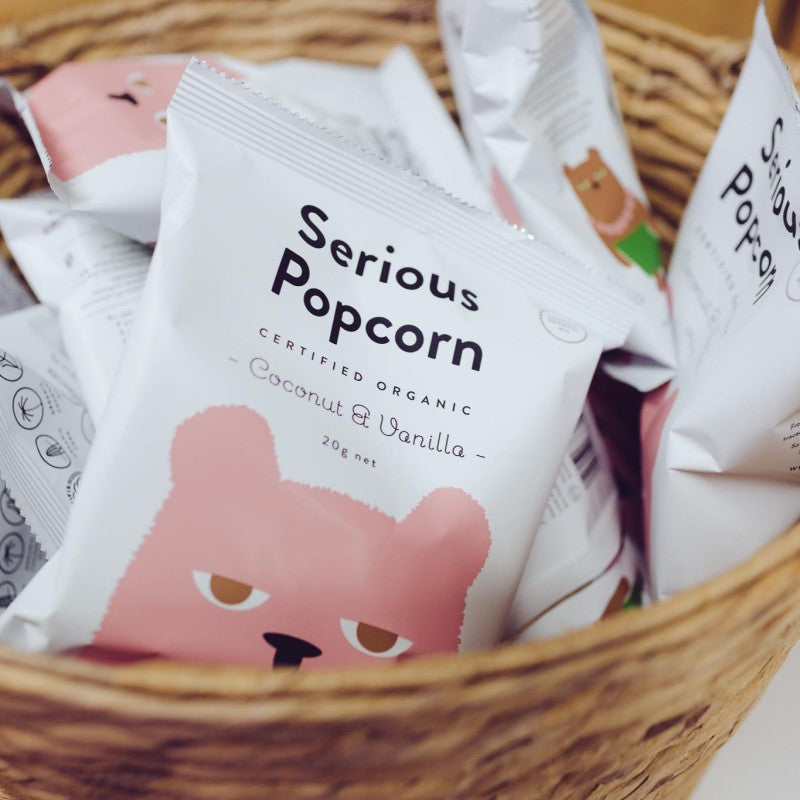 Serious Coconut & Vanilla Popcorn 20g