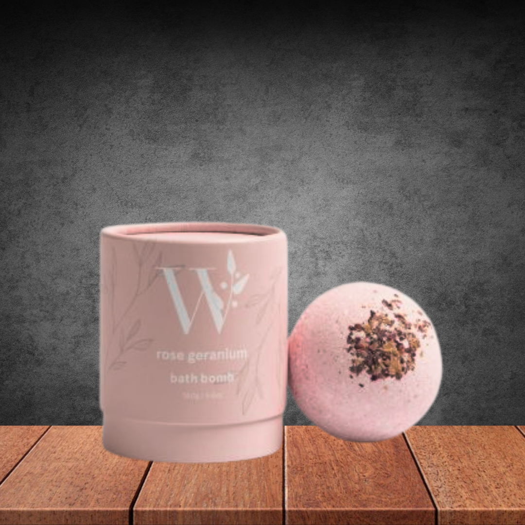 Wheelers Hill Soaps Rose & Geranium Bath Bomb
