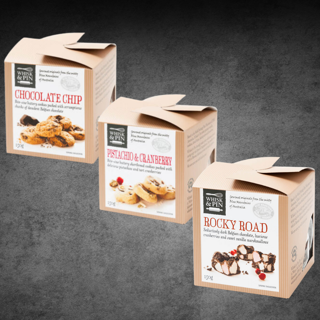 Whisk &amp; Pin Bite-Size Cookie Box Varieties