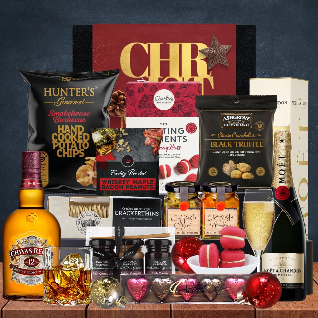 Whiskey & Champagne Melbourne Christmas Hamper