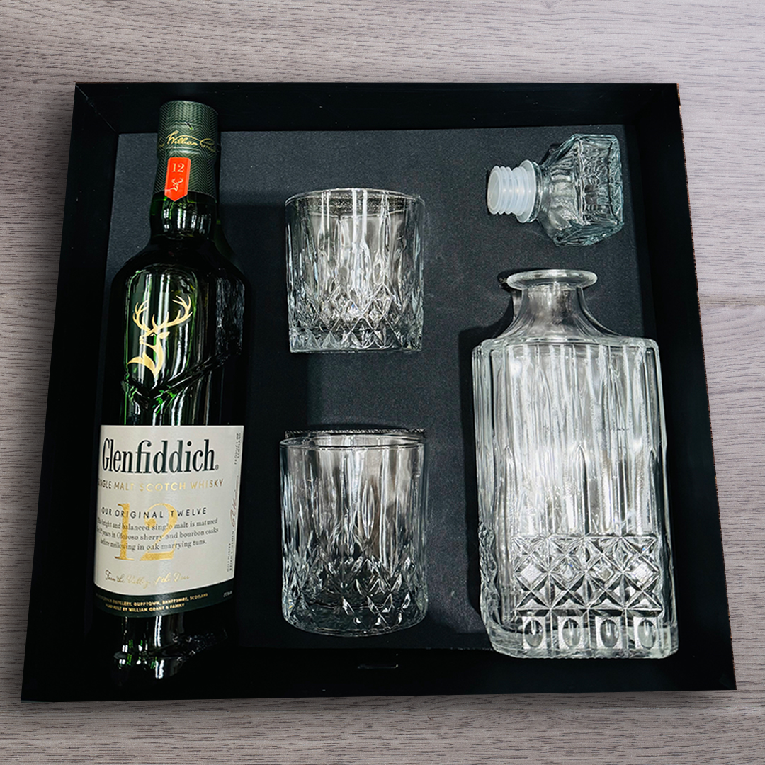 Whiskey Decanter Hamper Box For Him