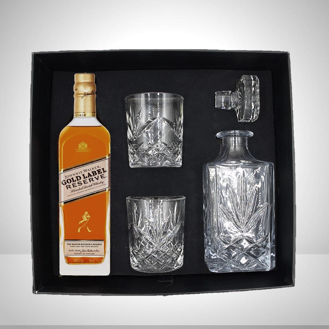 Whisky Deluxe with Johnnie Walker Gold Hamper Unboxed