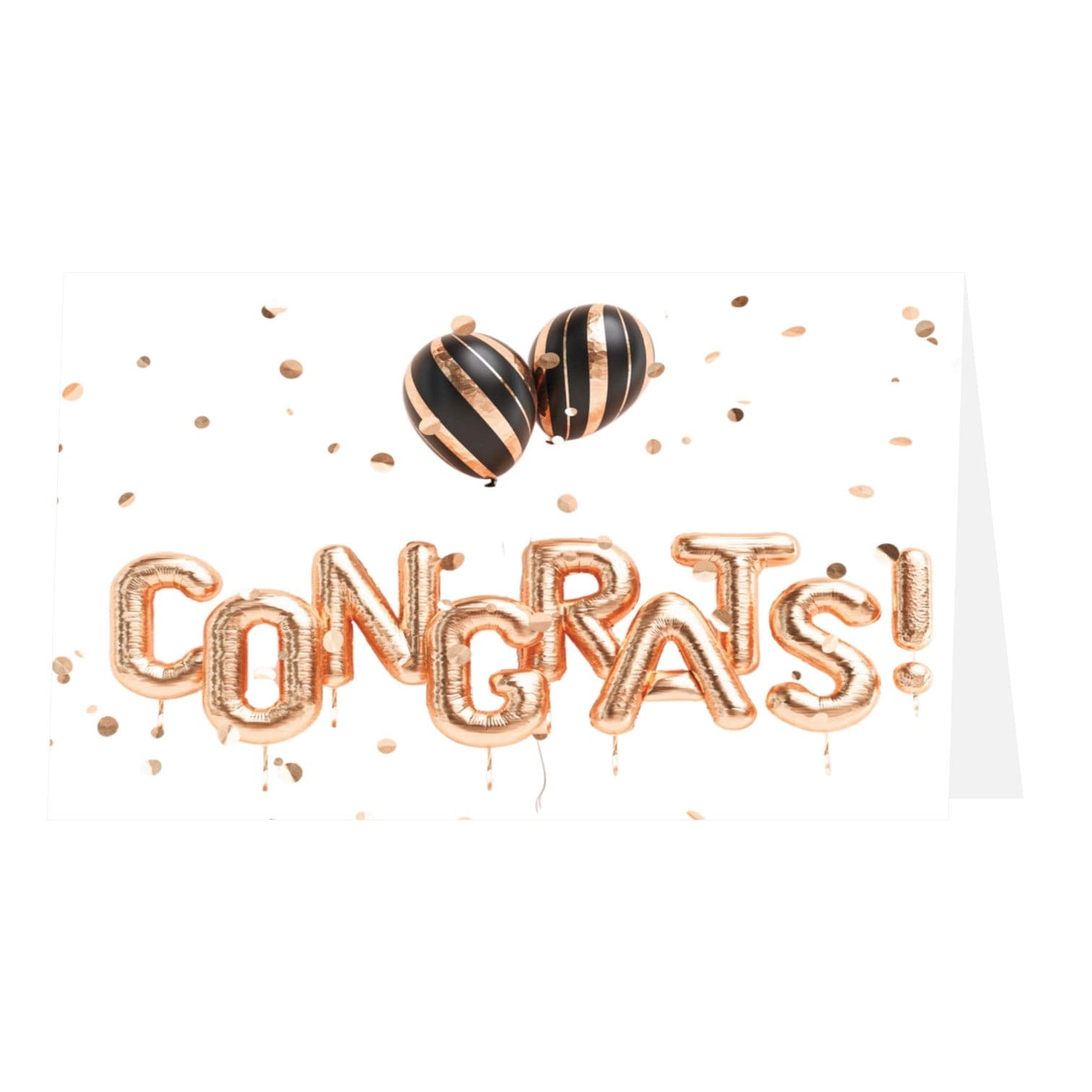 Congrats Balloons Greeting Card